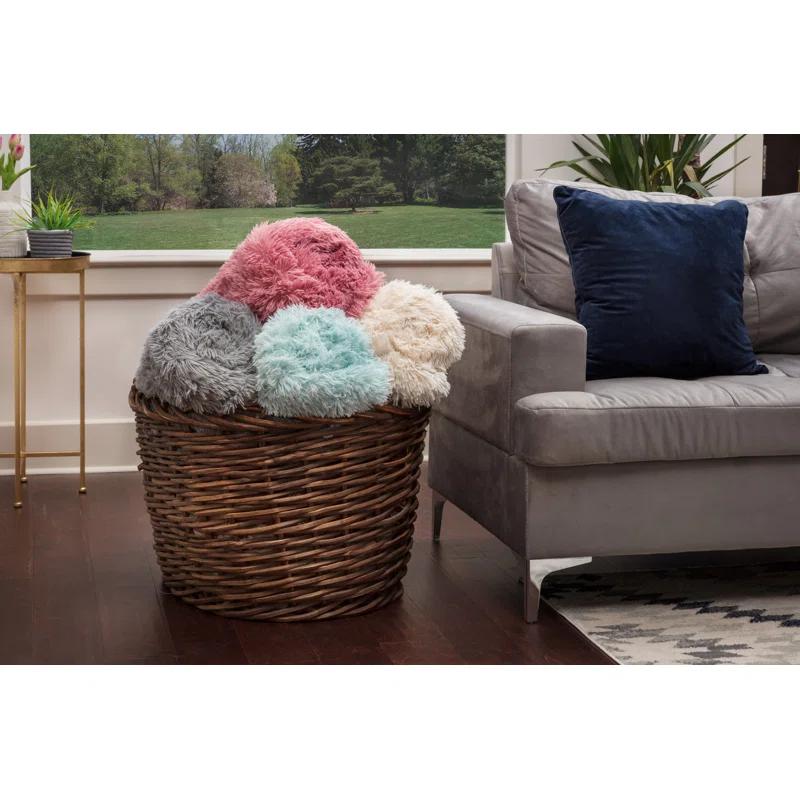 Chanasya Shaggy Shaggy Super Elegent Sherpa Long Fur Throw