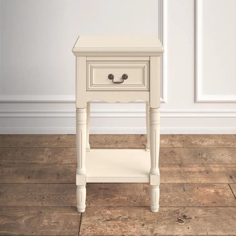 Ophelia & Co. Liscomb 15.5'' W Solid Wood Nightstand