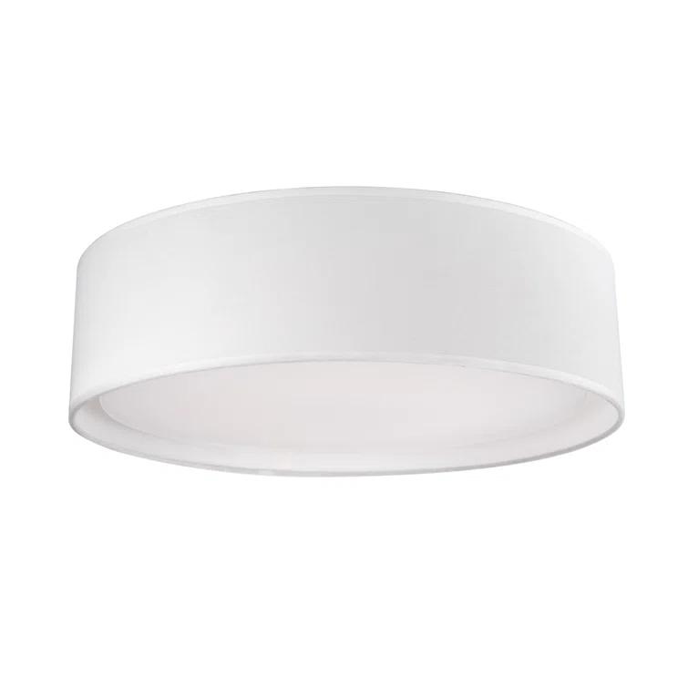 Dalton Fabric LED Flush Mount