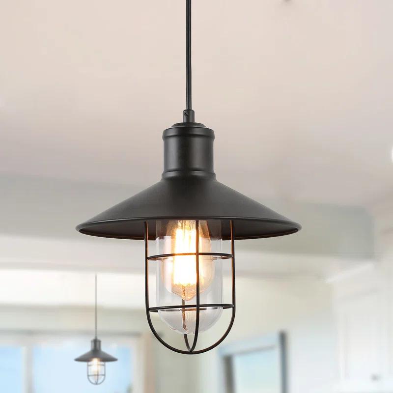 1 - Light Satin Black Single Pendant