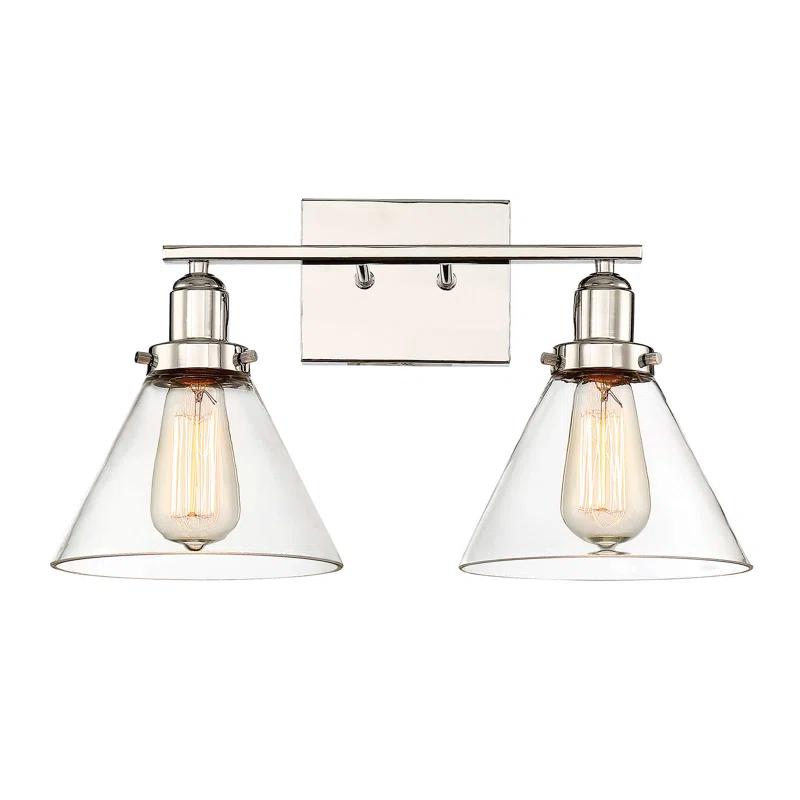 Catalina 2 Light Transparent Dimmable Vanity Light