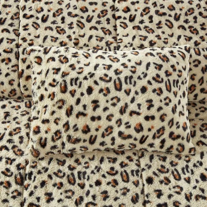 Zuri Faux Fur Comforter Set
