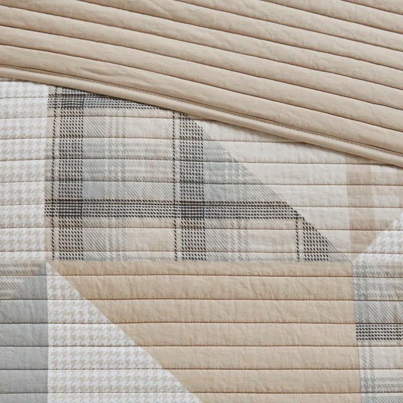 Woolrich Olsen 3 Piece Oversized Cotton Quilt Set