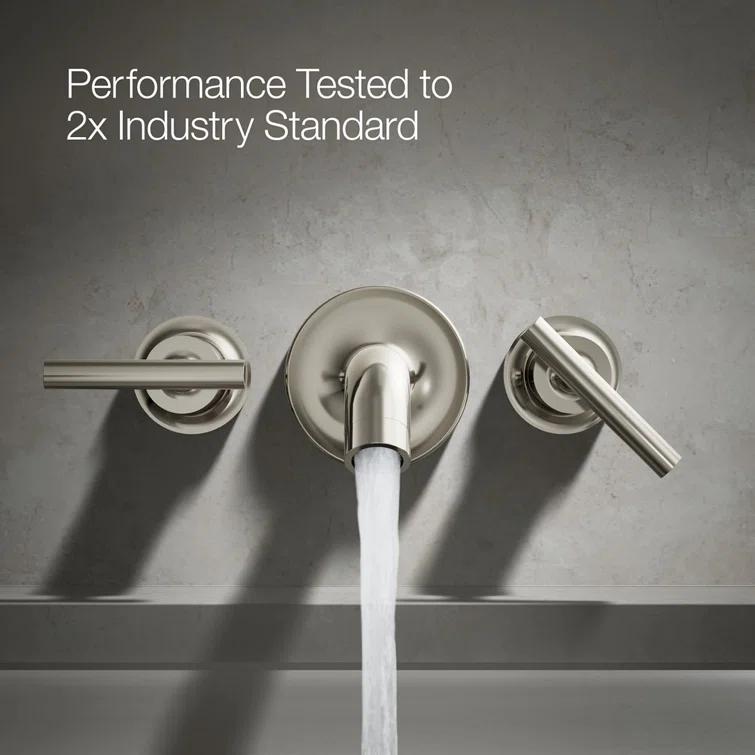 Purist® Deck- or Wall-Mount High-Flow Bath Trim with Lever Handles