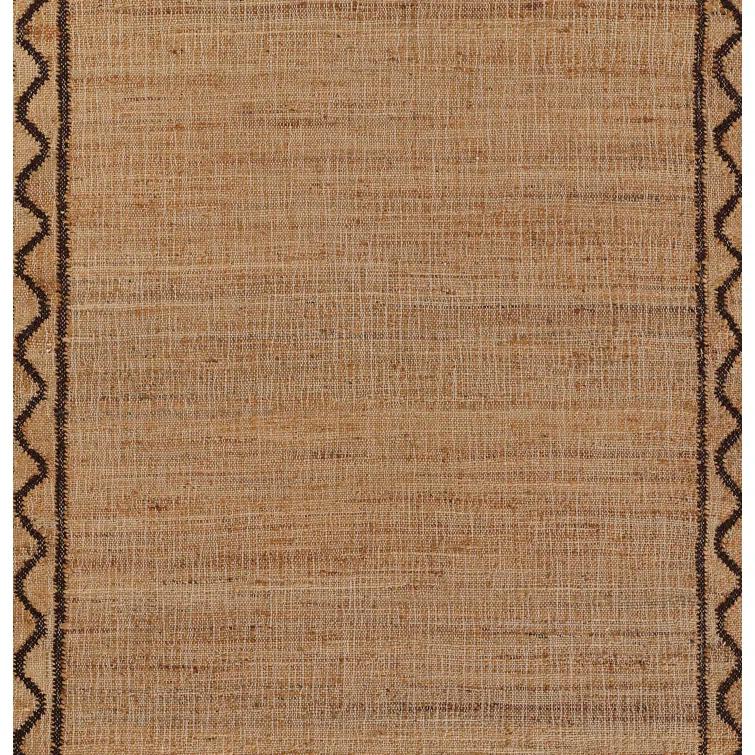 Erin Gates by Momeni Orchard Ripple Brown Hand Woven Wool and Jute Area Rug