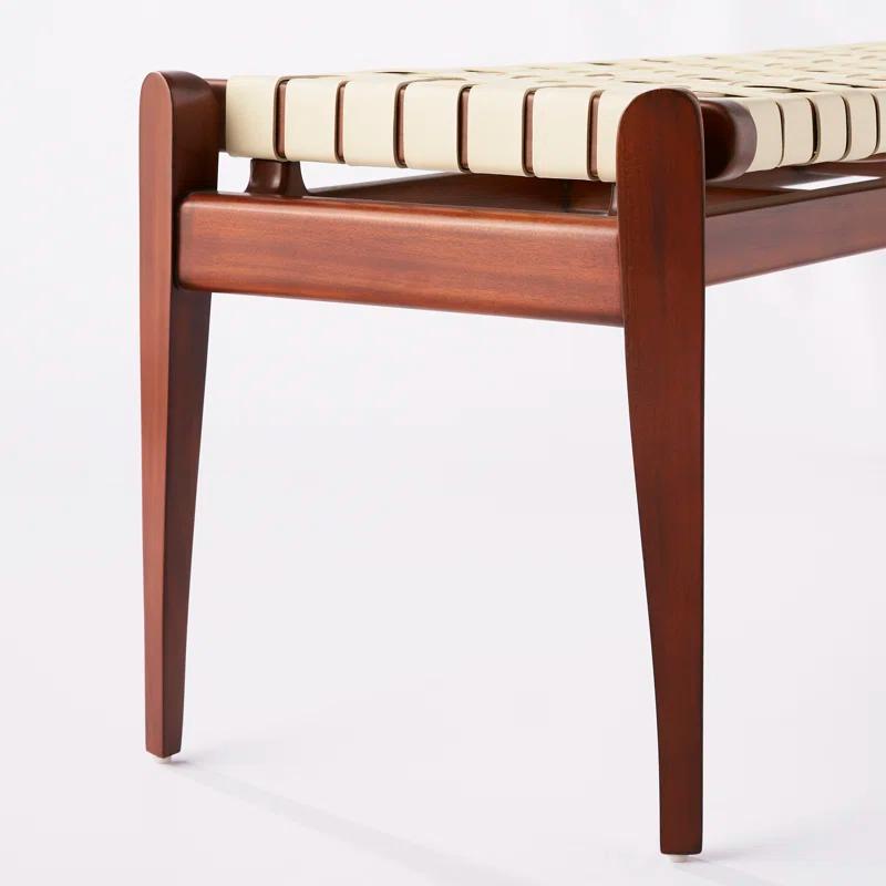 Kenan Genuine Leather Bench
