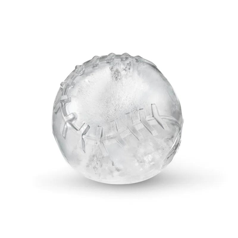 Tovolo Silicone Ice Mold, Baseball Large Ice Molds for Cocktail Drinks, 2 Pack