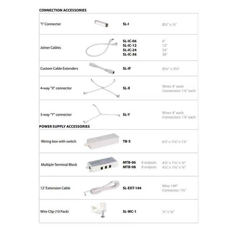 WAC Lighting SL-EXT-144 Connector Extension Cable