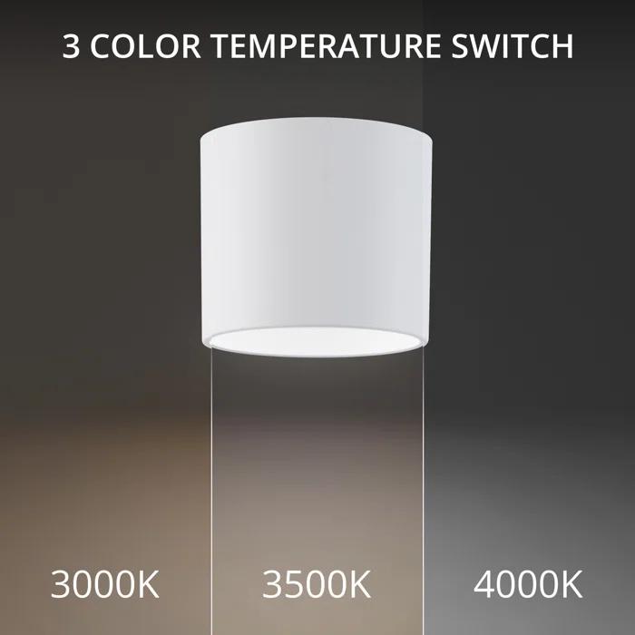 Squat LED Cylinder Outdoor Flush Mount