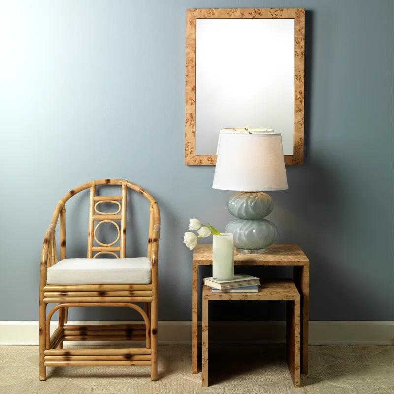 LOOMLAN Wood Flat Wall Mirror