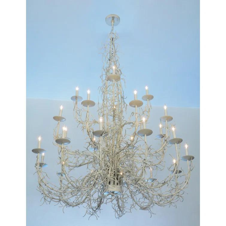 2nd Ave Lighting Twigs 24 - Light Dimmable Empire Chandelier