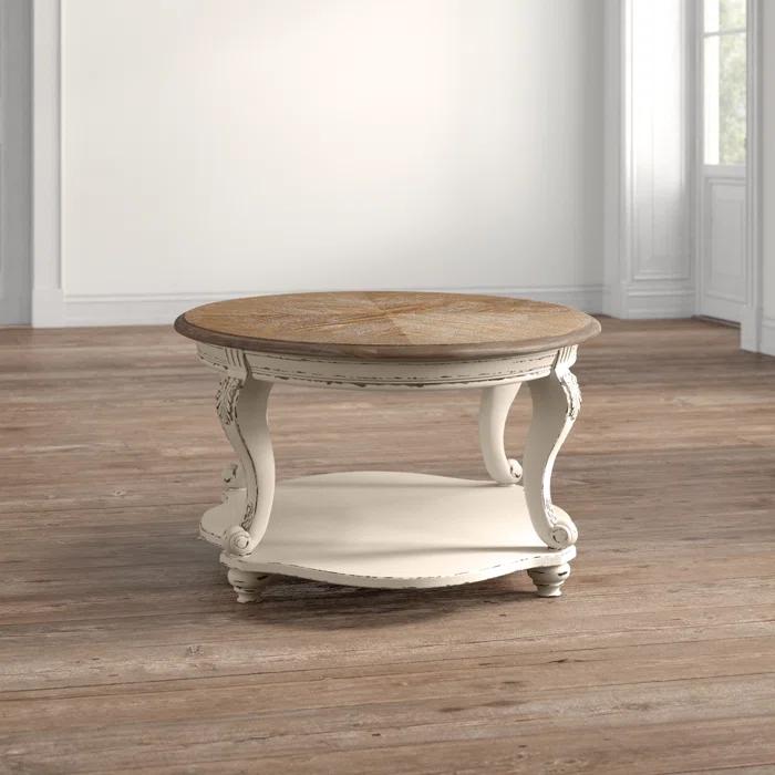 Signature Design By Ashley Casual Realyn Coffee Table White/Brown