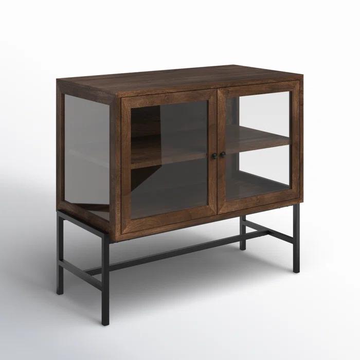 Warner Solid Wood Storage Cabinet
