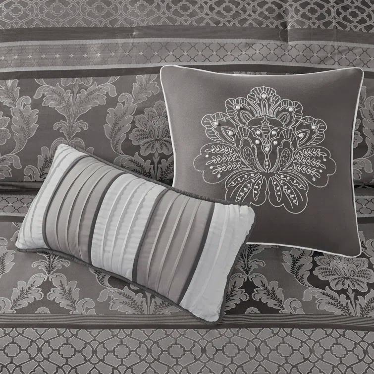 Madison Park Bellagio 7 Piece Jacquard Comforter Set