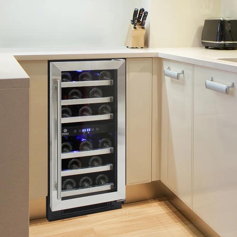 Vinotemp Connoisseur Series Compact Dual-Zone Wine Cooler