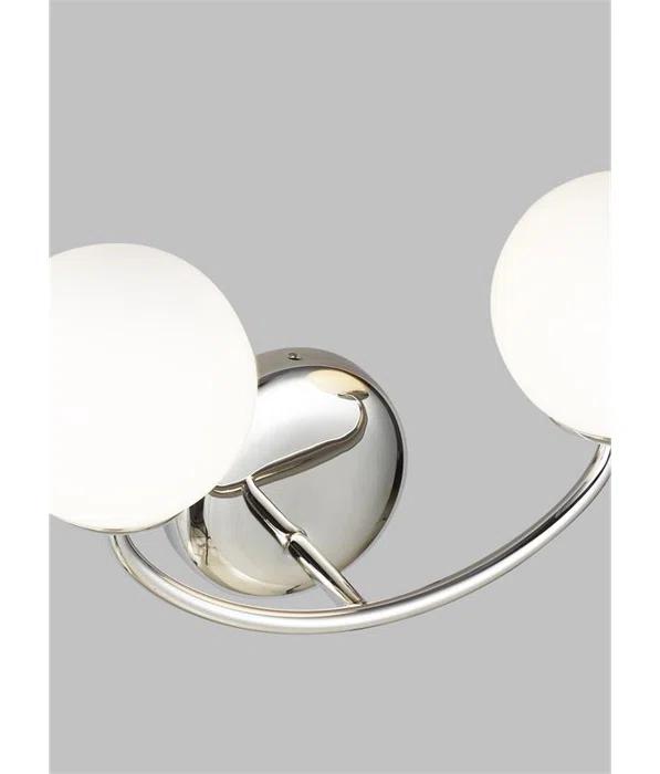 Galassia Vanity Light by AERIN - Polished Nickel / 2 Light