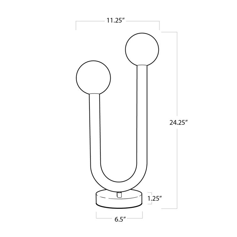 Happy Table Lamp by Regina Andrew - Polished Nickel