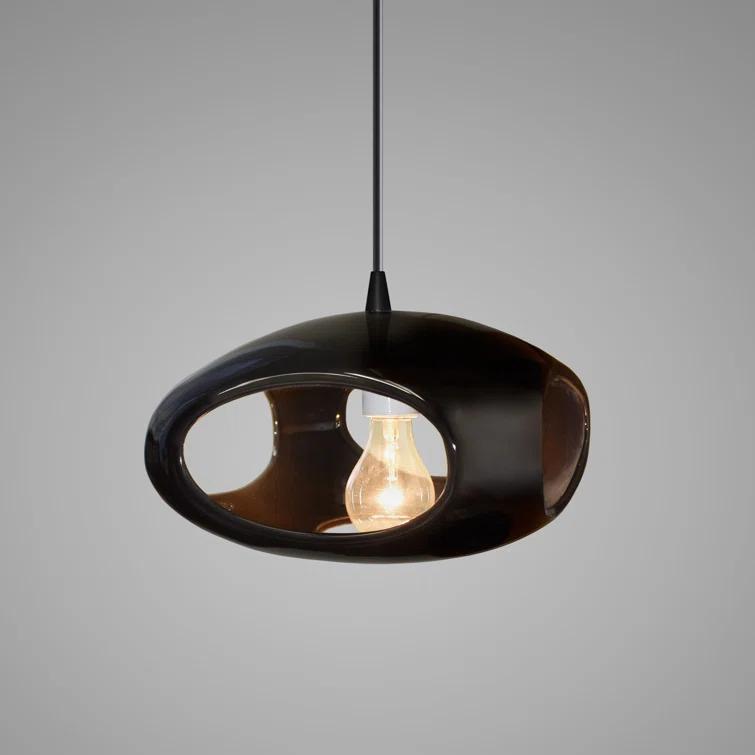 Logan Single Light Ceramic Dimmable Pendant