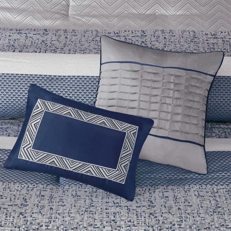 Madison Park Rhapsody 7 Piece Jacquard Comforter Set
