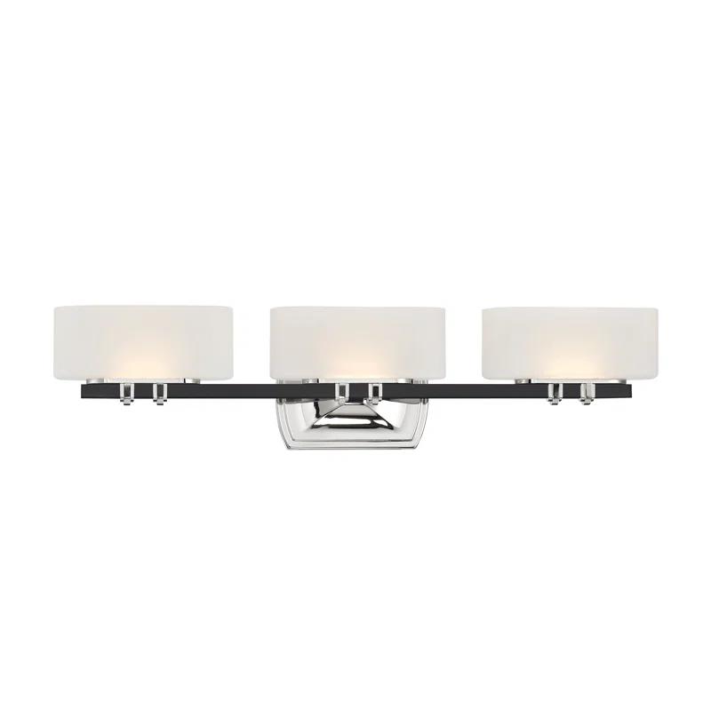 Latitude Run Ferrao Polished Nickel Led Vanity Light