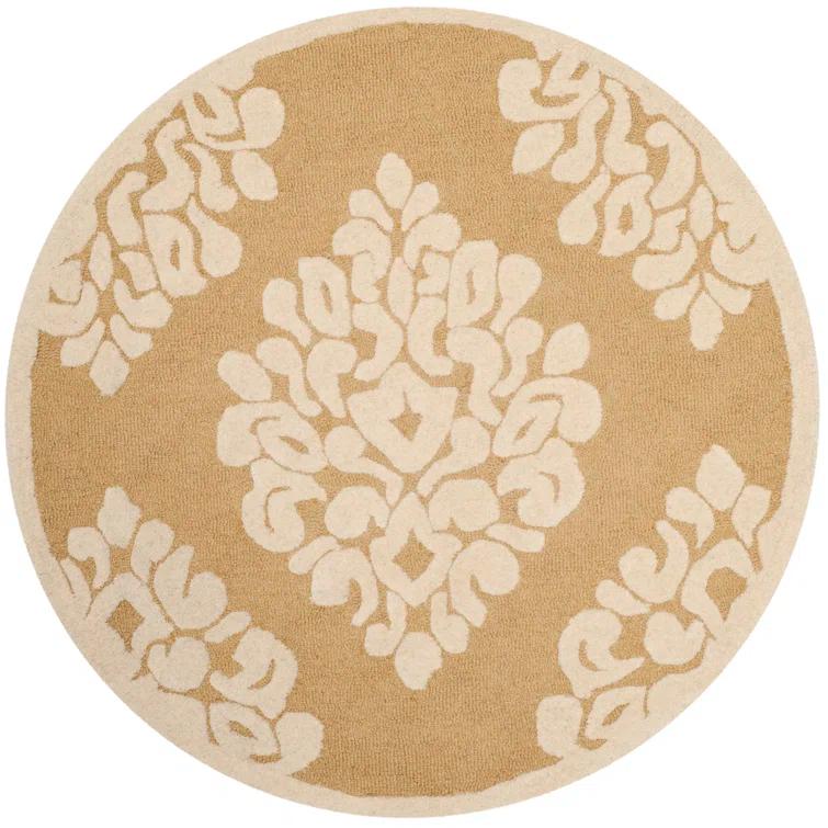 Floret Martha Stewart Hand Tufted Wool Damask Rug