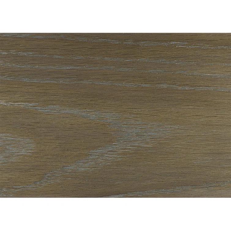 Universal Furniture Curved Wood Front 6 Drawer Dresser in Antiqued Grey Oak