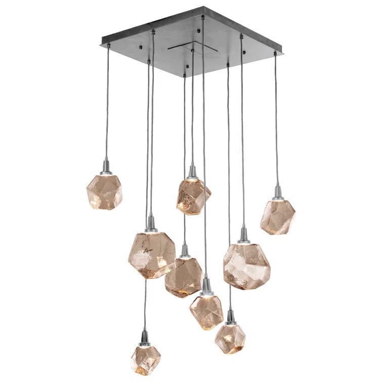 Gem 9 - Light LED Cluster Pendant