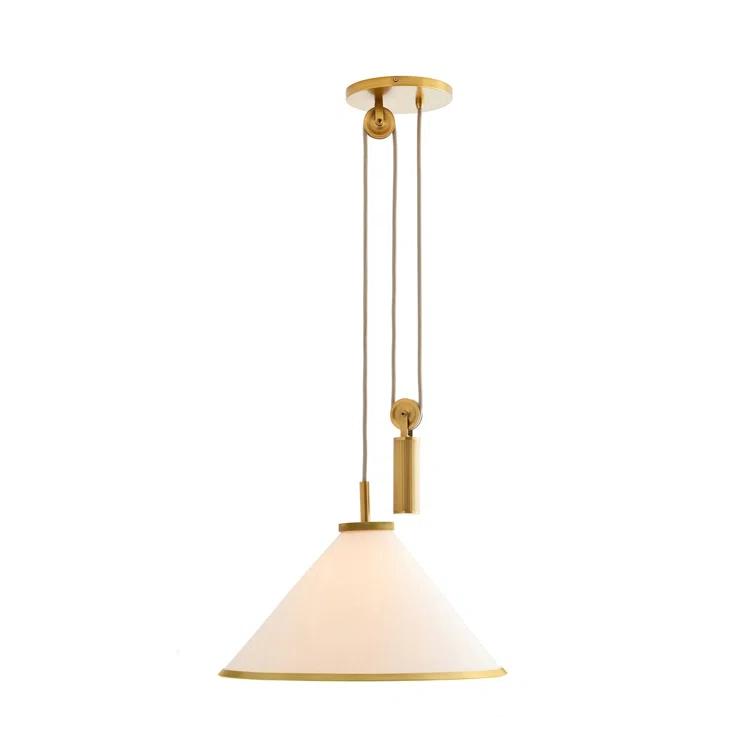 Norfolk Pendant Light by Arteriors - Antique Brass / 20.5" Dia