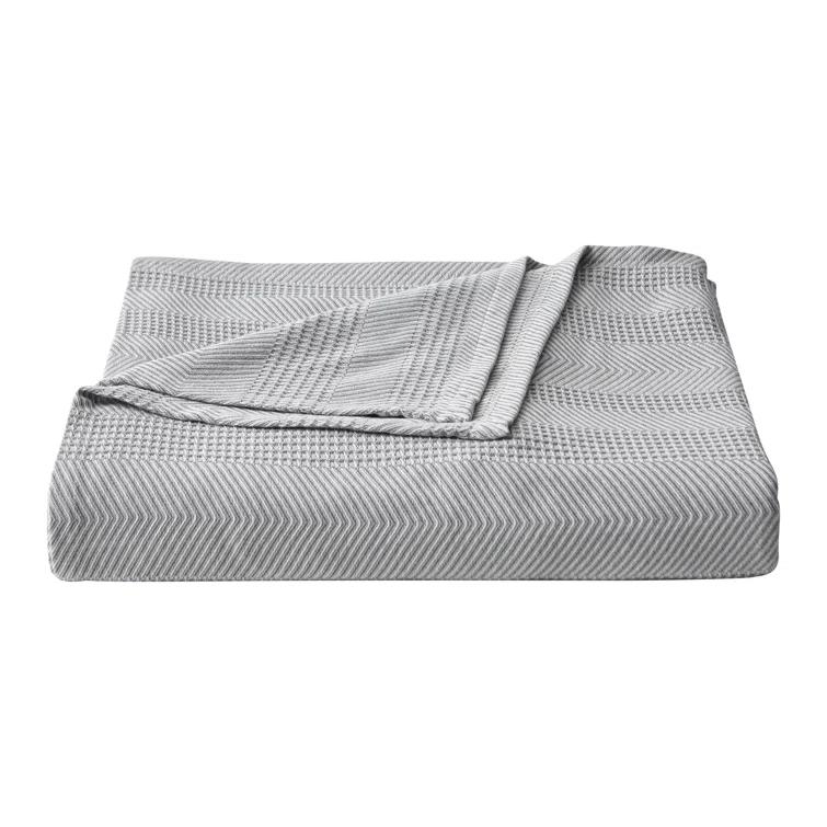 Nautica Nautica Chevron Stripe Cotton Blanket