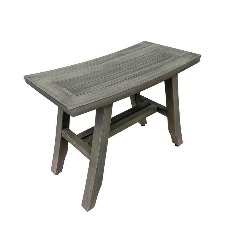 12'' W Teak Shower Bench