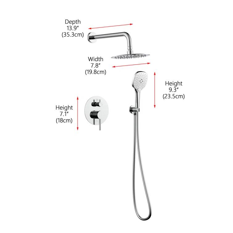 George Pressure-Balanced All-In-One Kit with Rough in-Valve