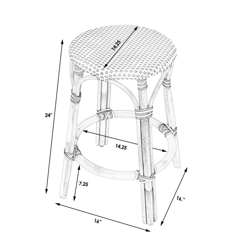 Alastair Woven Stool