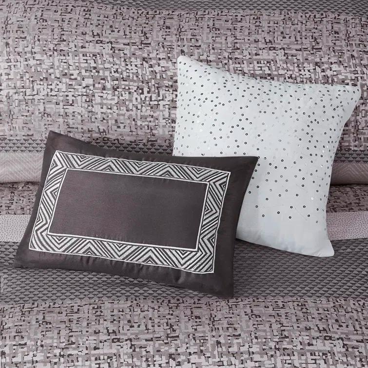 Rhapsody 7 Piece Jacquard Comforter Set
