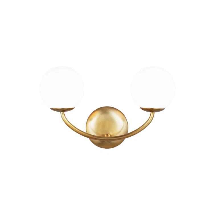 Galassia Vanity Light by AERIN - Burnished Brass / 2 Light