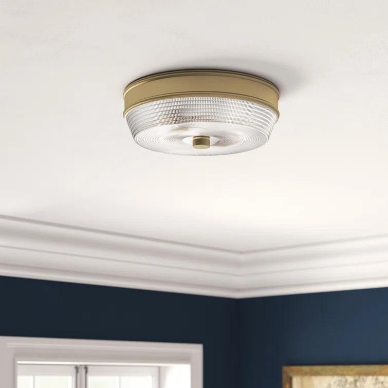 Grace 2 Light Glass Flush Mount