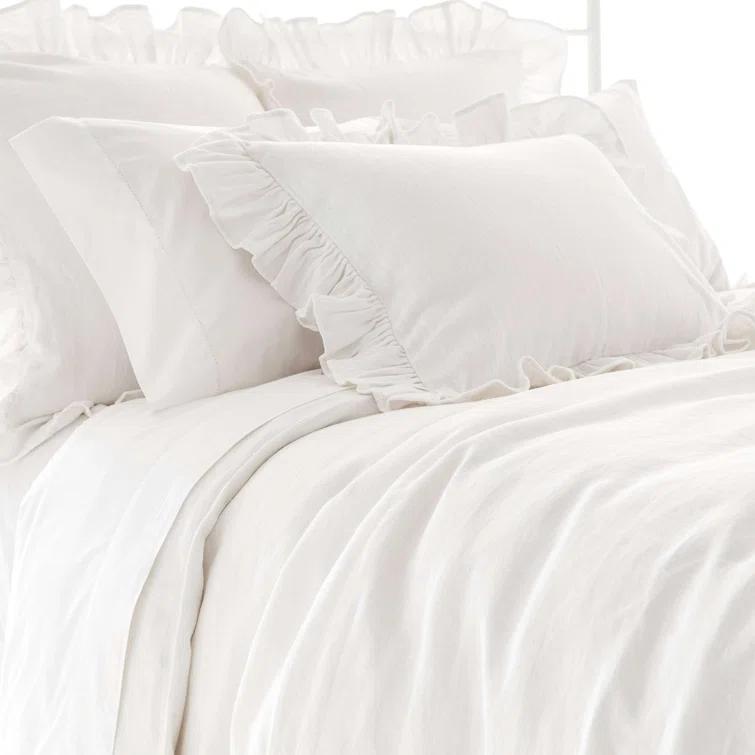 Stone Washed Linen Duvet Cover