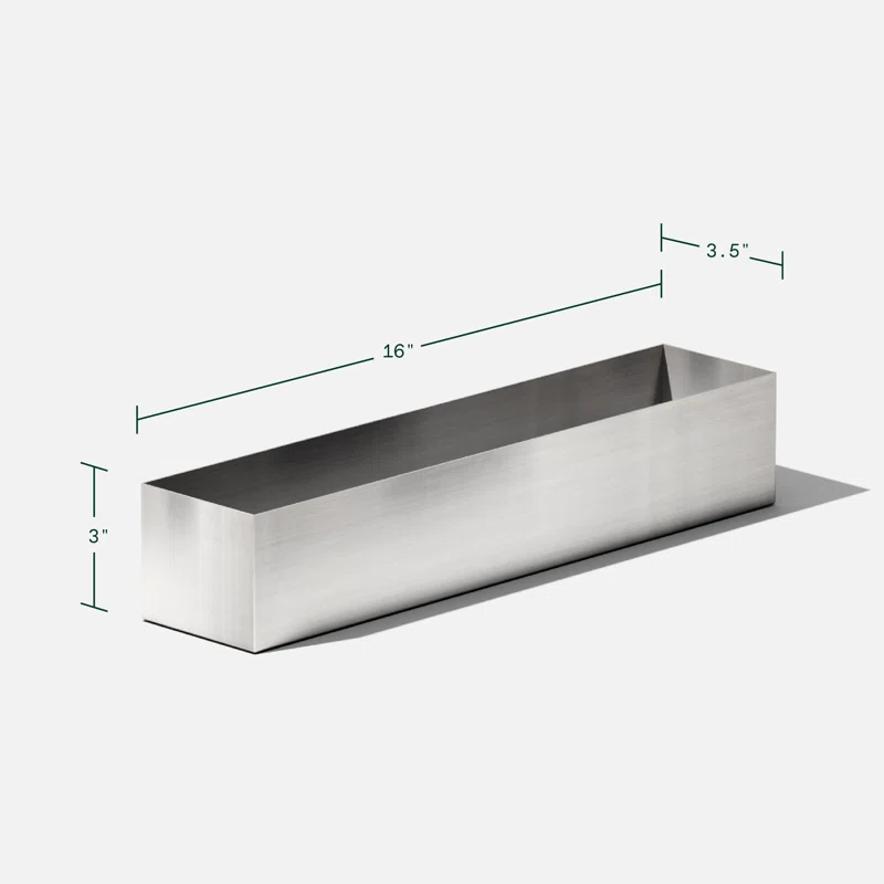 Geo Series Handmade Metal Planter Box