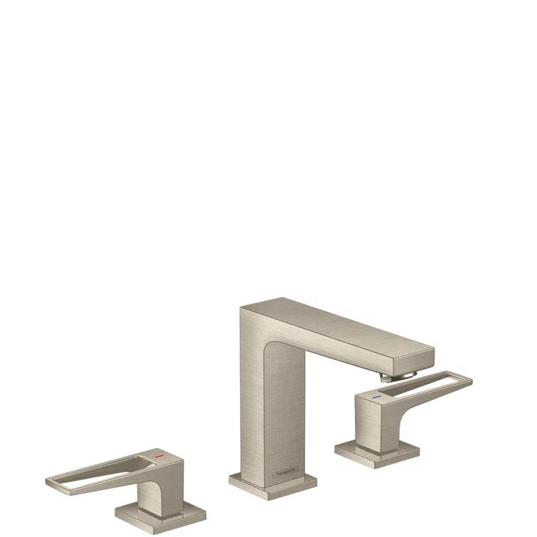Metropol Low Flow Water Saving Widespread Bathroom Faucet with Drain Assembly