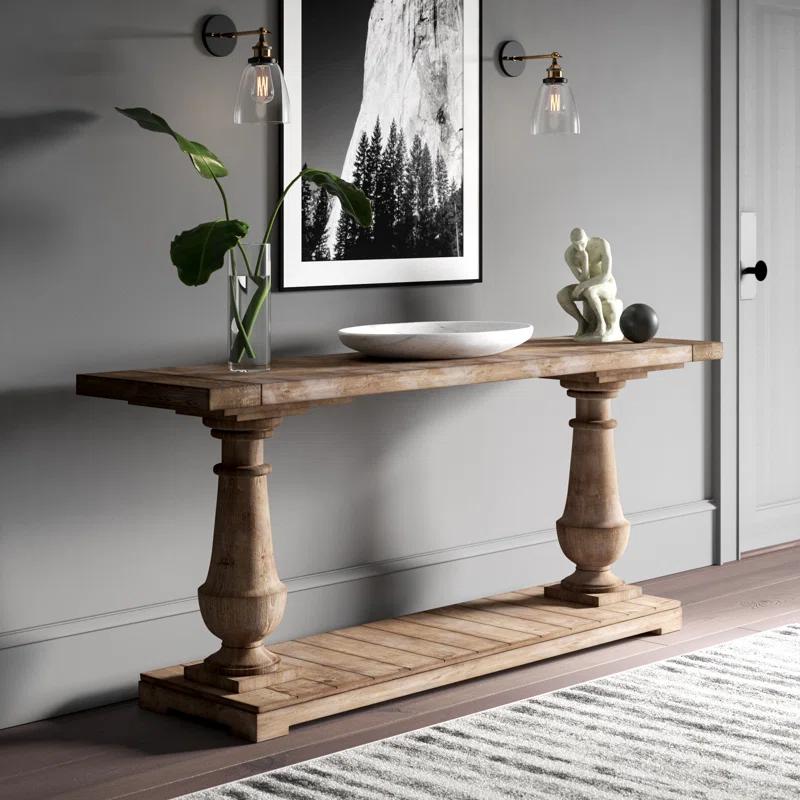 McKew 71'' Solid Wood Console Table