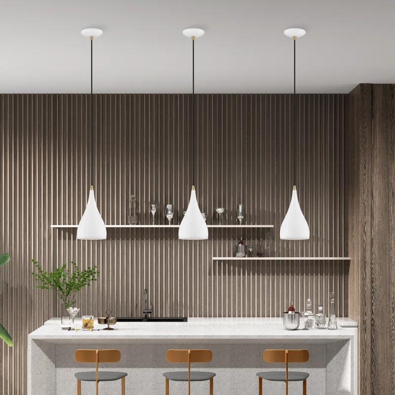 Schultz Single Light Metal Dimmable Pendant