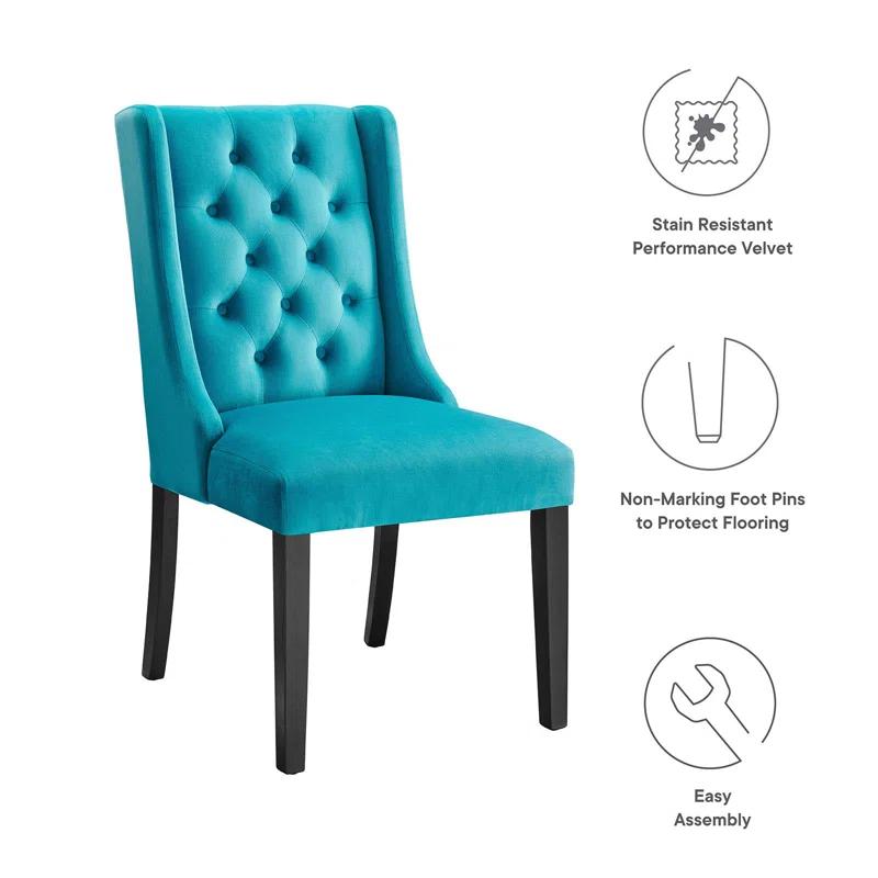 Baronet Performance Velvet Dining Chairs by Modway (Set of 2)