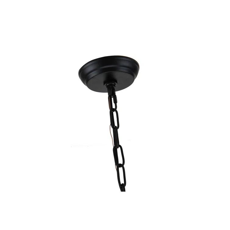 Three Posts™ Dahlia 6 - Light Dimmable Wagon Wheel Chandelier