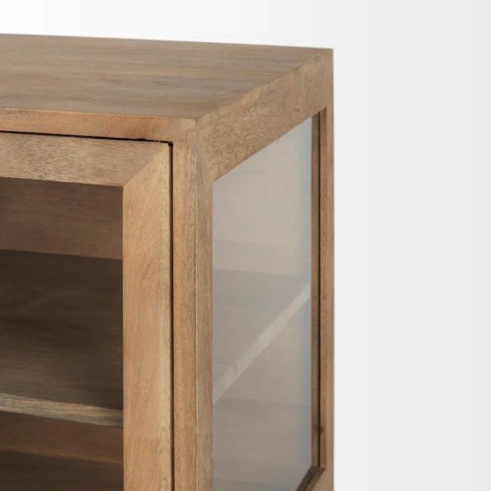 Warner Solid Wood Storage Cabinet