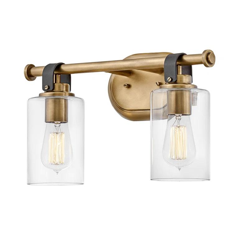 Hinkley Lighting - Two Light Vanity - Halstead - 2 Light Bath Vanity-Heritage