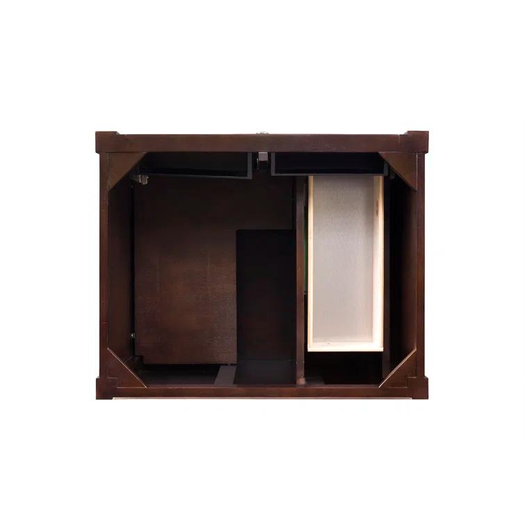 Burnished Mahogany 29" Traditional Single Vanity Base