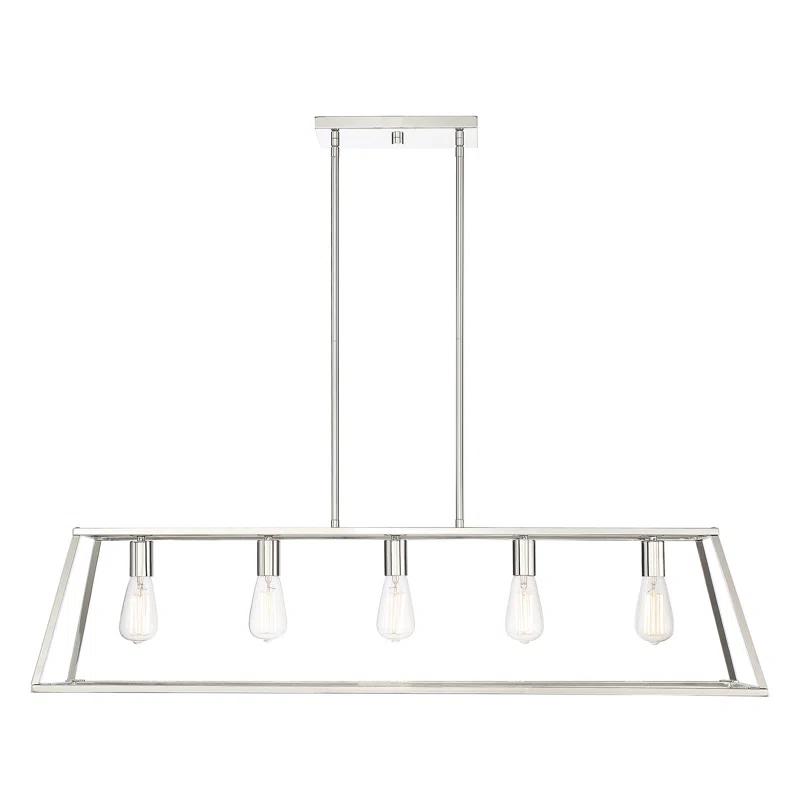 Clare 5 Light Metal Dimmable Kitchen Island Chandelier