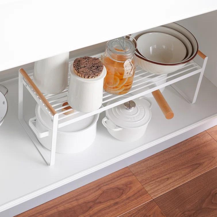 Yamazaki White Tosca Wired Organizer Rack