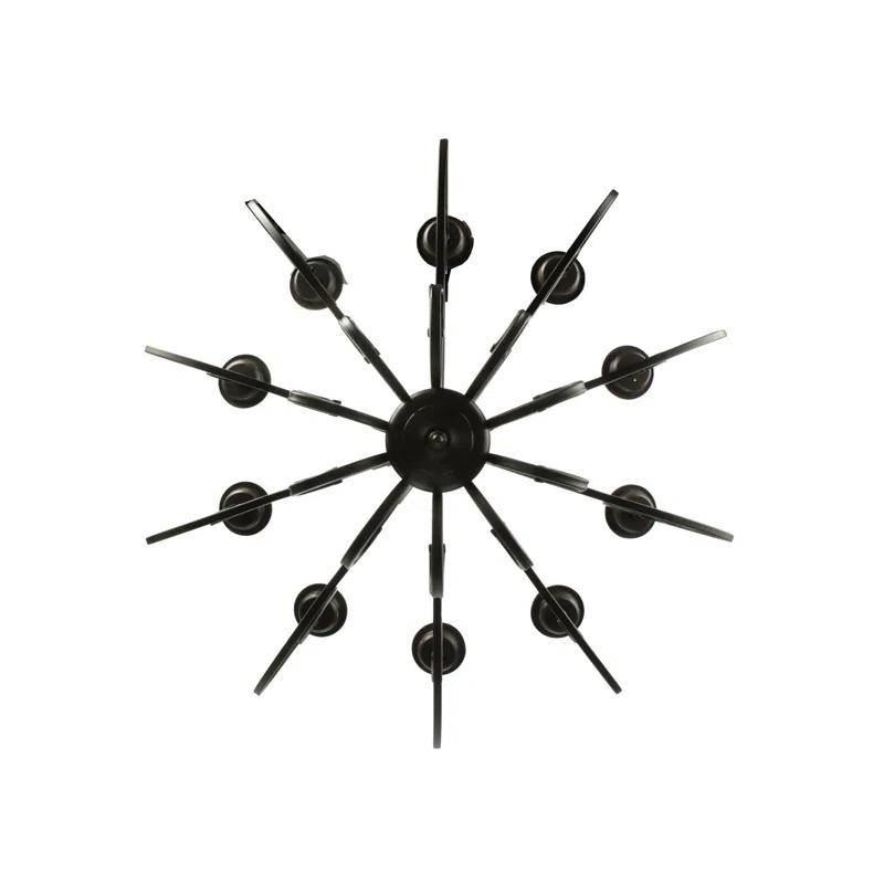 Fernando Bronze 10-Light Candle Chandelier