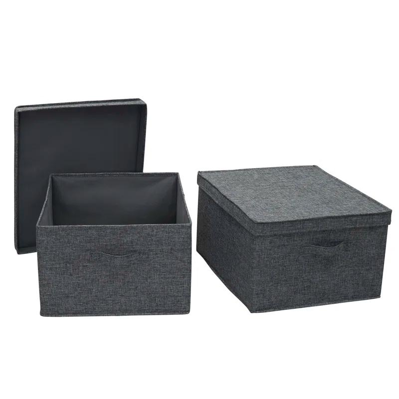 Household Essentials Household Essentials Fabric Bin (Set of 2)