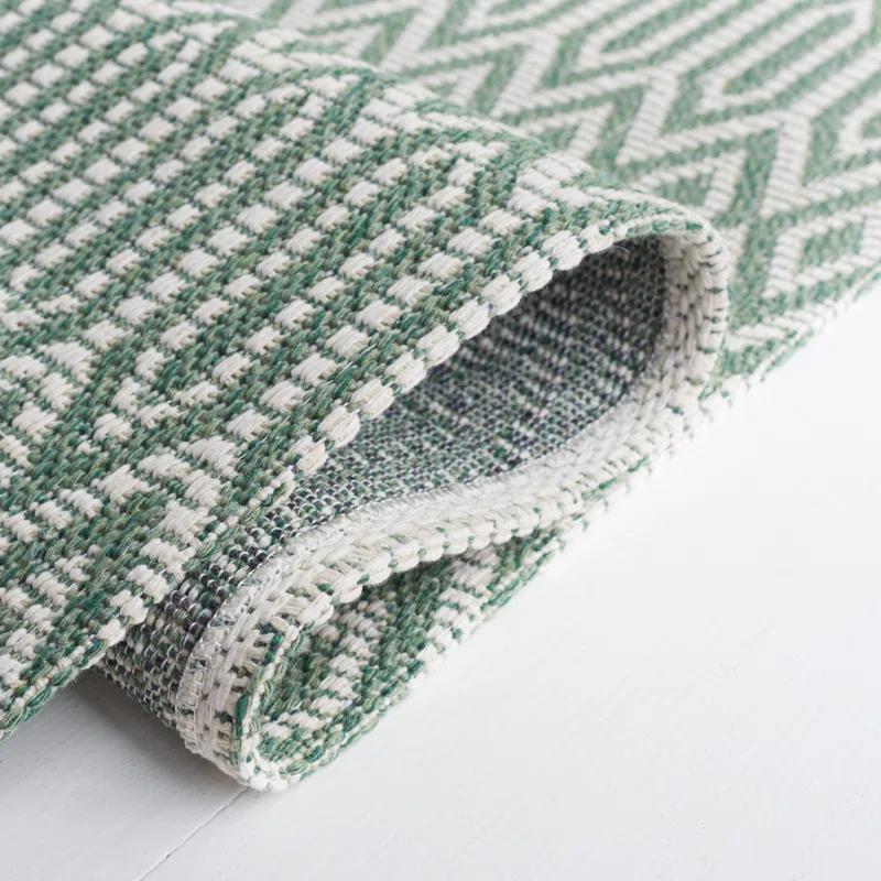 Martha Stewart Rugs Martha Stewart 405 100% Cotton Geometric Rug